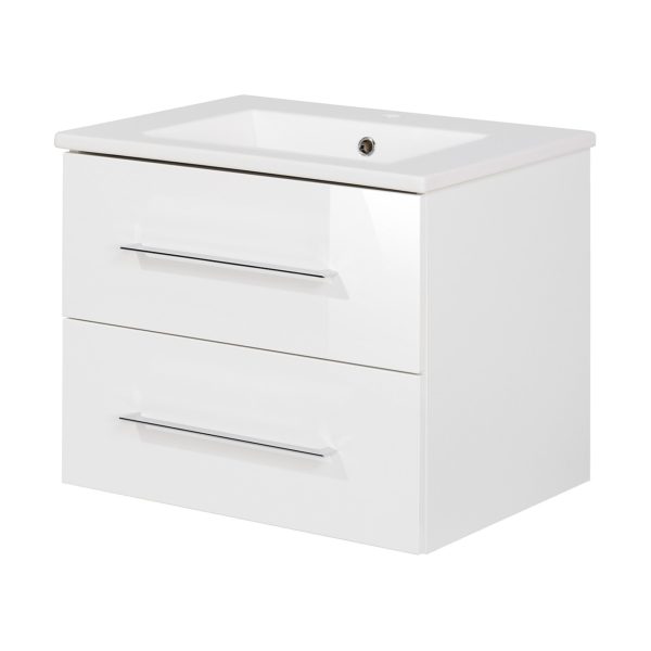 FACKELMANN B.PERFEKT Waschbecken mit Unterschrank 62 cm breit