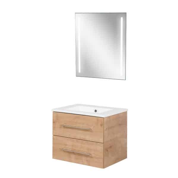 FACKELMANN B.PERFEKT Waschtisch Set mit Spiegel 62 cm breit