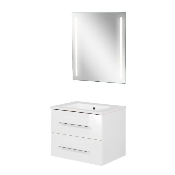 FACKELMANN B.PERFEKT Waschtischset mit Spiegel 62 cm breit