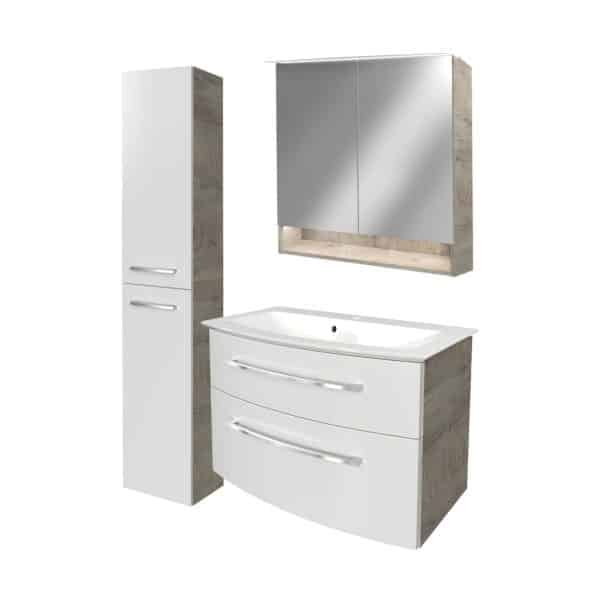 FACKELMANN B.STYLE Badmöbel Set 4-teilig
