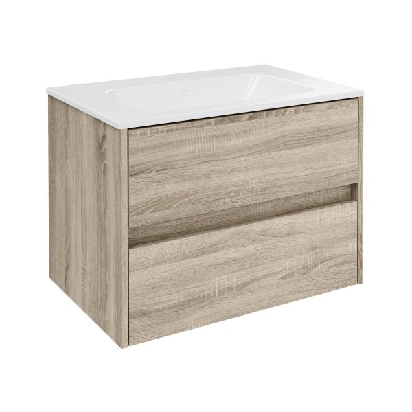 FACKELMANN COMPACT LINE Waschbecken mit Unterschrank 71 cm breit