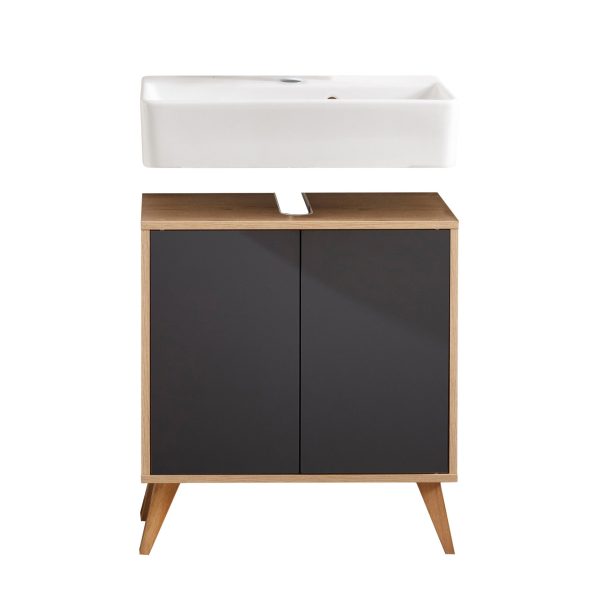 FACKELMANN FINN Waschbecken mit Unterschrank 60 cm breit