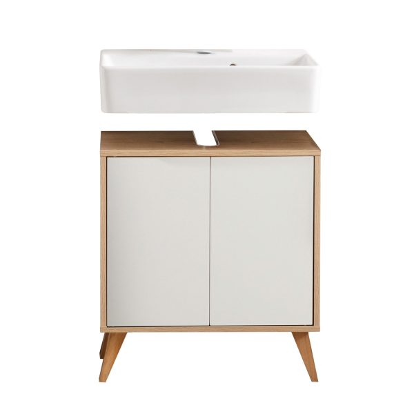 FACKELMANN FINN Waschbecken mit Unterschrank 60 cm breit