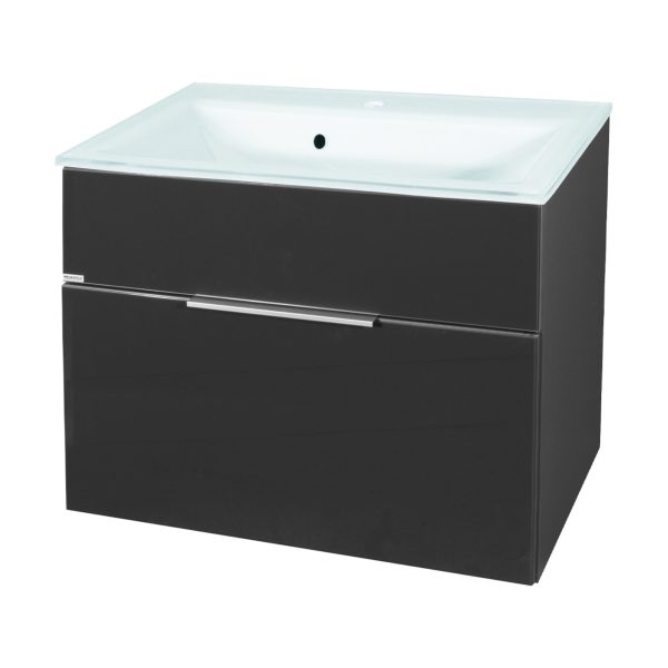 FACKELMANN KARA Waschbecken mit Unterschrank 80 cm breit