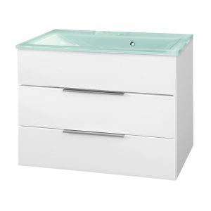 FACKELMANN KARA Waschbecken mit Unterschrank 80 cm breit