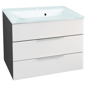 FACKELMANN KARA Waschbecken mit Unterschrank 80 cm breit