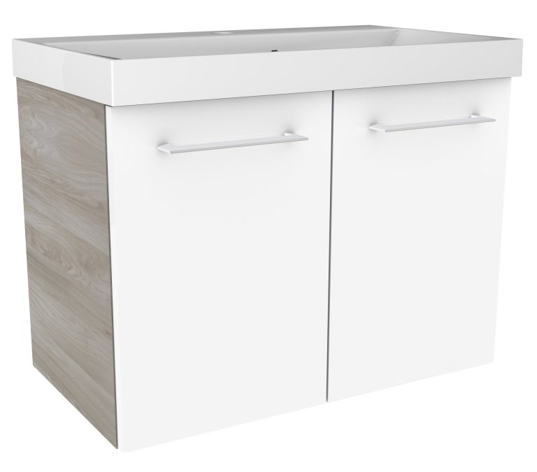 FACKELMANN LIMA Waschbecken mit Unterschrank 60 cm breit