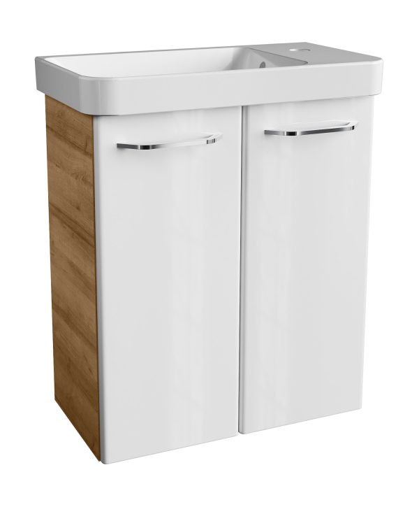 FACKELMANN MILANO Gäste WC Waschtisch Set 55 cm breit