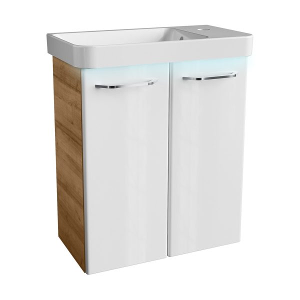 FACKELMANN MILANO Gäste WC Waschtisch Set 55 cm breit