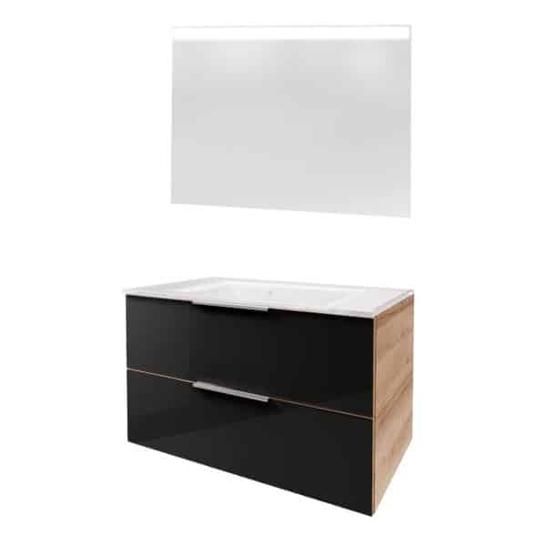 Fackelmann B. BRILLANT Badmöbel Set 3-teilig 100 cm
