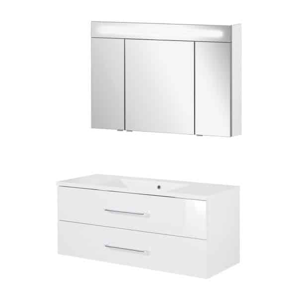 Fackelmann B.CLEVER Badmöbel Set 3-teilig 120 cm