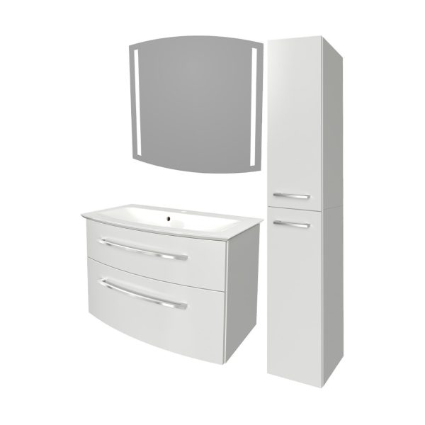 Fackelmann B.STYLE Badmöbel Set 4-teilig