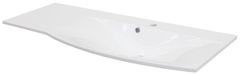 Fackelmann LUGANO Waschbecken 115 cm aus Gussmarmor