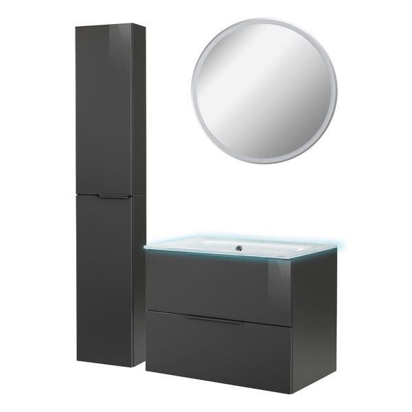 Fackelmann LUNA Badmöbel Set 5-teilig