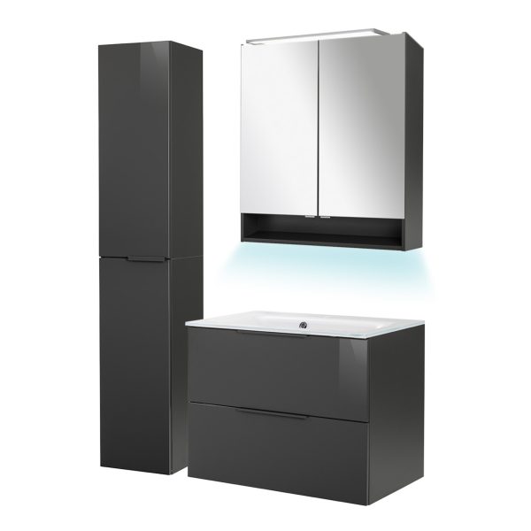 Fackelmann LUNA Badmöbel Set 5-teilig