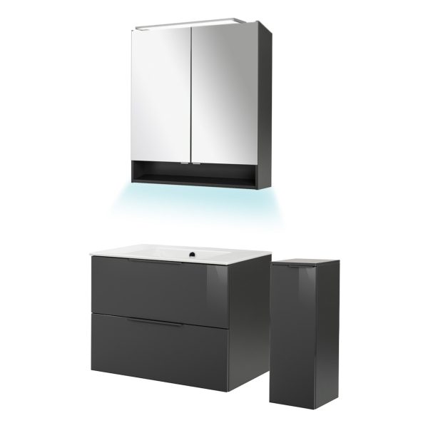 Fackelmann LUNA Badmöbel Set 5-teilig