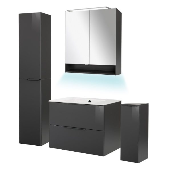 Fackelmann LUNA Badmöbel Set 6-teilig