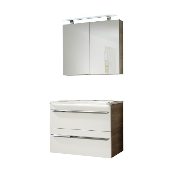 Fackelmann LUXOR Badmöbel Set 3-teilig 80 cm