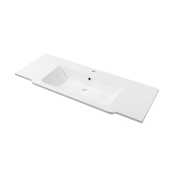 Fackelmann LUXOR Waschbecken 120 cm aus Gussmarmor