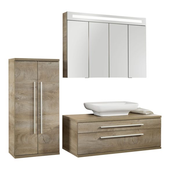 Fackelmann STANFORD Badmöbel Set 4-teilig