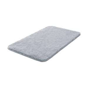 GRUND MELANGE Badematte 70 x 120 cm Silber