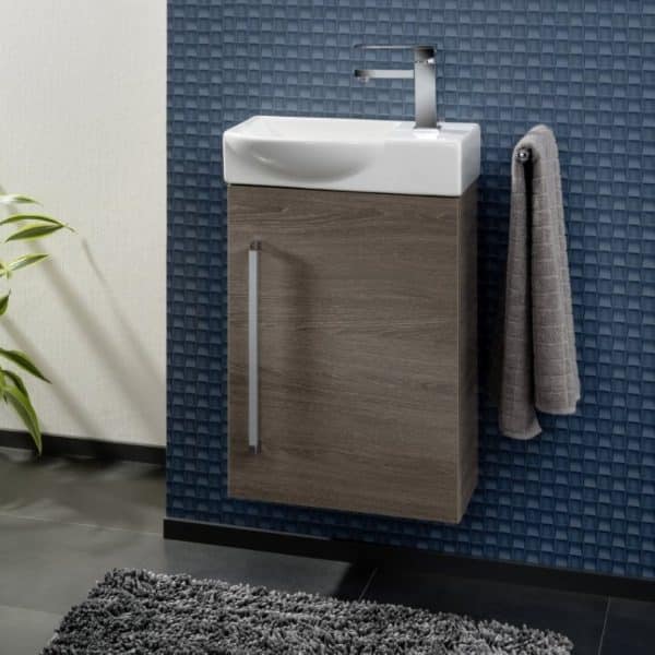 LANZET K3 Gäste WC Waschtisch Set 45 cm breit