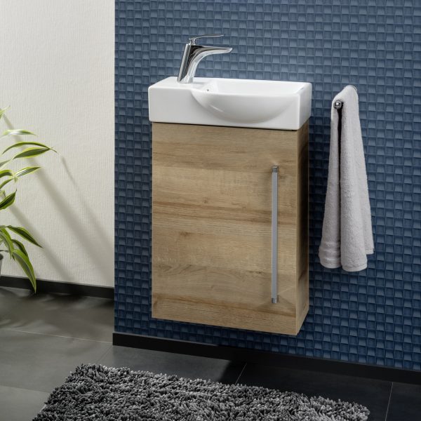 LANZET K3 Gäste WC Waschtisch Set 45cm breit