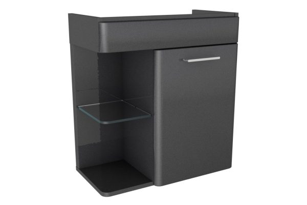 LANZET K8 Gäste WC Waschtischunterschrank 55 cm