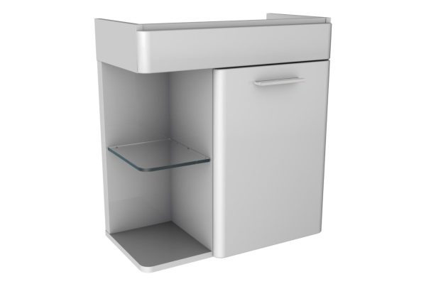 LANZET K8 Gäste WC Waschtischunterschrank 55 cm