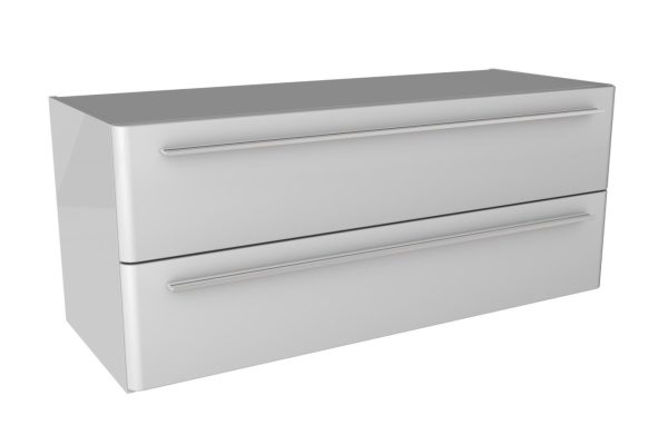 LANZET K8 Waschbeckenunterschrank 116 cm Weiß