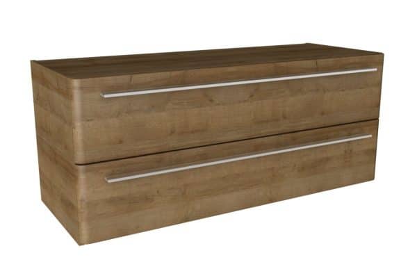 LANZET K8 Waschtischunterschrank 116 cm Hellbraun