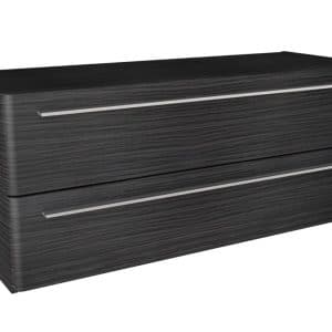 LANZET K8 Waschtischunterschrank 116 cm Schwarz