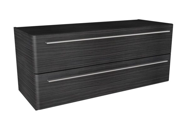 LANZET K8 Waschtischunterschrank 116 cm Schwarz