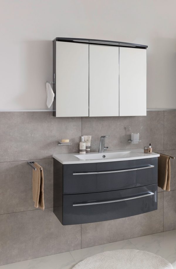 Lanzet Impulso Badmöbel Set 3-teilig