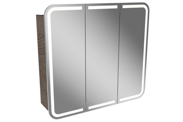 Lanzet M9 Spiegelschrank 80 cm mit umlaufender LED-Beleuchtung