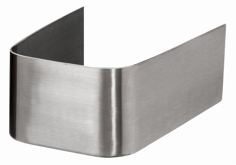 Siphonverkleidung Edelstahl für Waschtischunterschrank