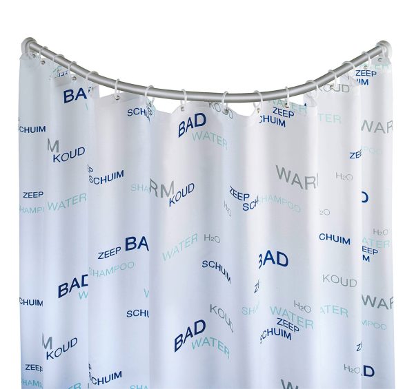 WENKO Duschstange 80 x 80 / 90 x 90 cm