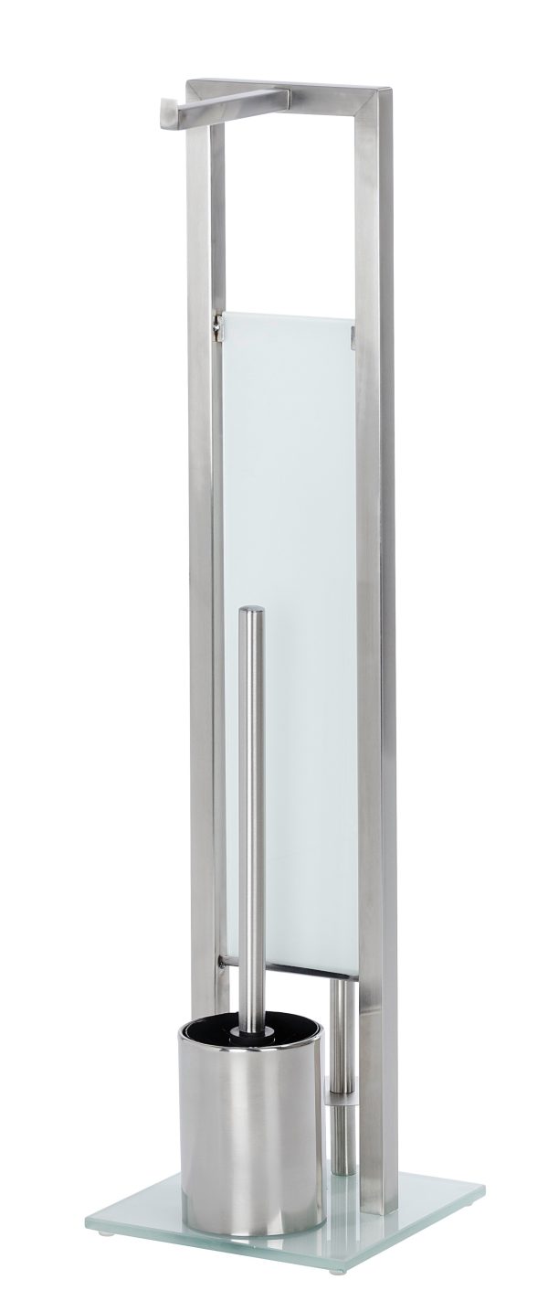 WENKO RIVALTA Toilettenpapierhalter stehend mit WC-Garnitur 21564100