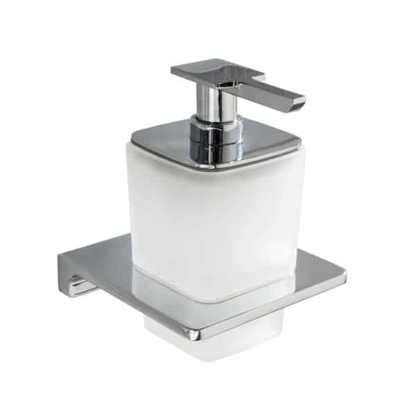 BadeDu SIRIUS Seifenspender mit Halter Chrom