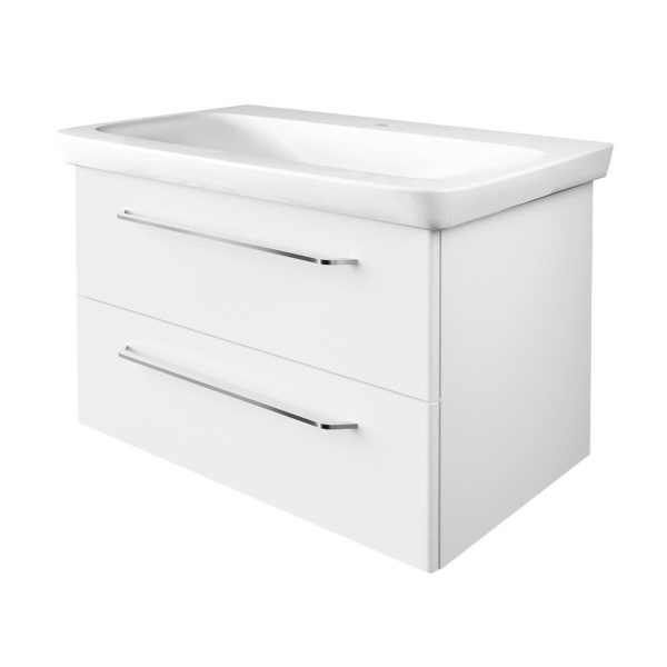 FACKELMANN MILANO Waschbecken mit Unterschrank 88 cm breit