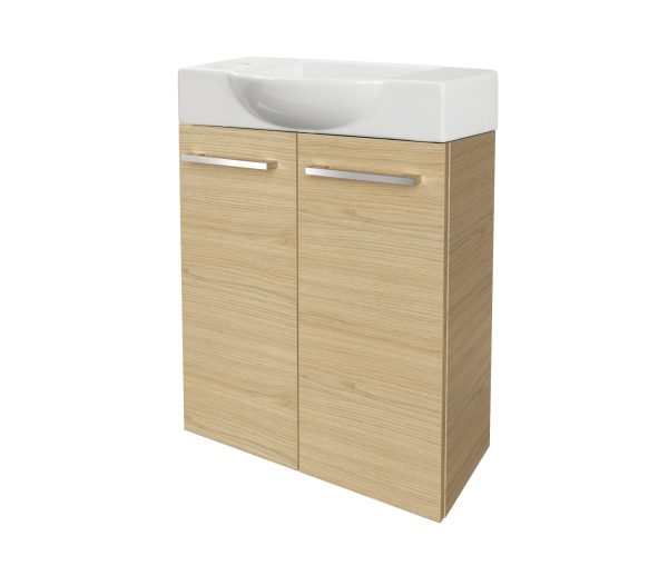 FACKELMANN SBC B. STYLE Gäste WC Waschtisch Set 55 cm breit