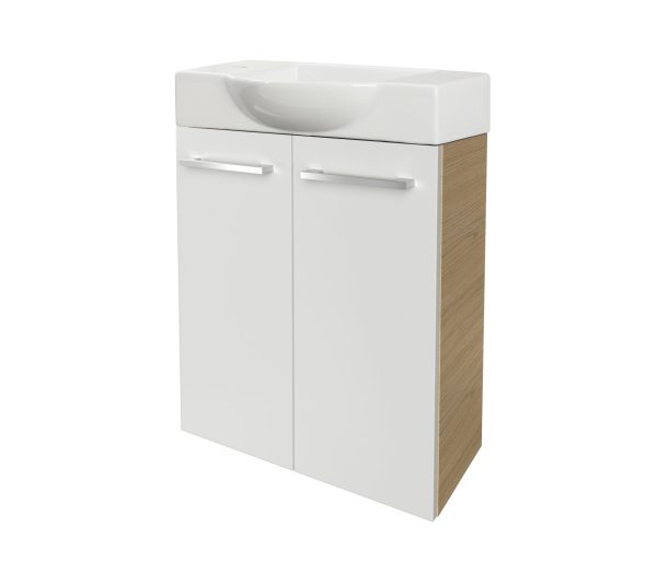 FACKELMANN SBC B. STYLE Gäste WC Waschtisch Set 55 cm breit