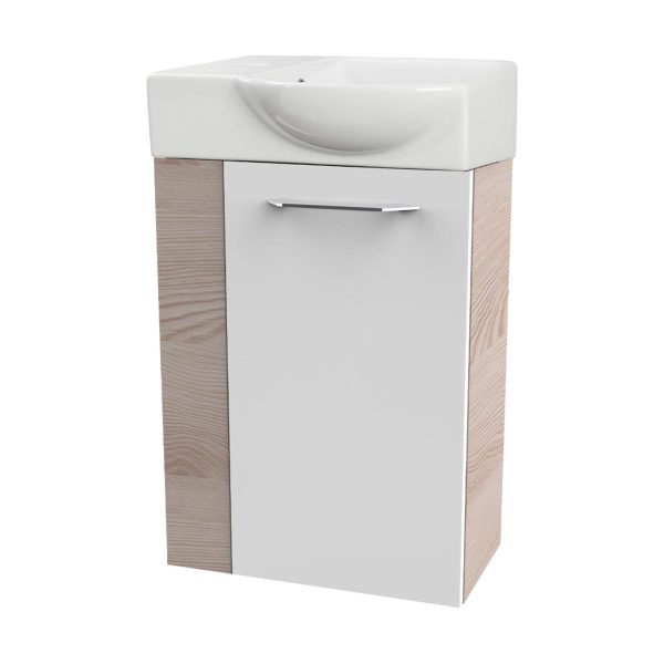 FACKELMANN SBC B.CLEVER Gäste WC Waschtisch Set 45 cm breit