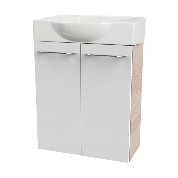 FACKELMANN SBC B.CLEVER Gäste WC Waschtisch Set 55 cm breit