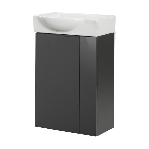 FACKELMANN SBC LUNA Gäste WC Waschtisch Set 45 cm breit