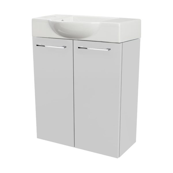 FACKELMANN SBC SCENO Gäste WC Waschtisch Set 55 cm breit