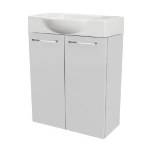 FACKELMANN SBC SCENO Gäste WC Waschtisch Set 55 cm breit