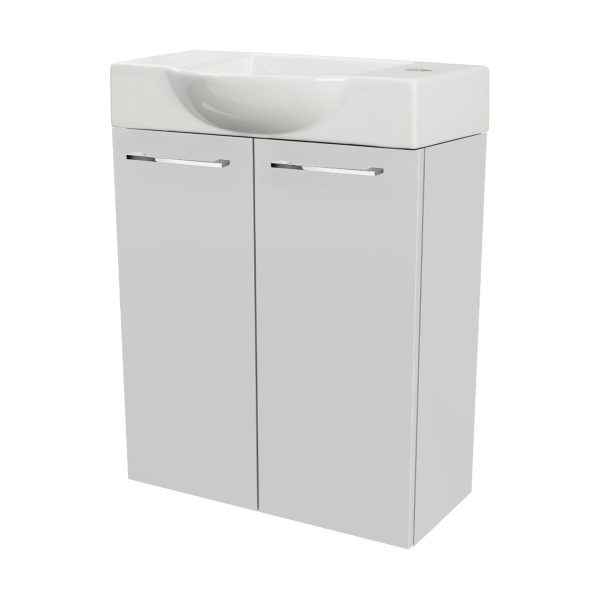 FACKELMANN SBC SCENO Gäste WC Waschtisch Set 55 cm breit