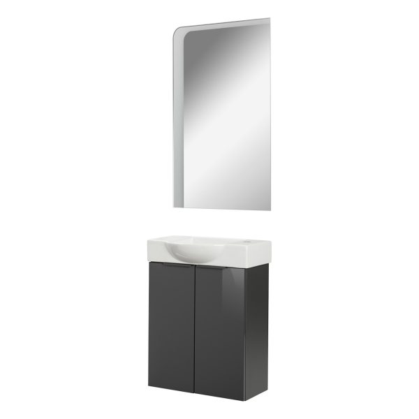 Fackelmann SBC LUNA Gäste WC Set 3-teilig 55 cm