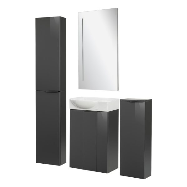 Fackelmann SBC LUNA Gäste WC Set 5-teilig 45 cm